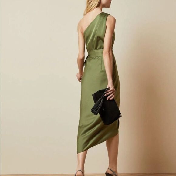 Ted Baker | Gabie One Shoulder Wrap Skirt Dress - Picture 4 of 4